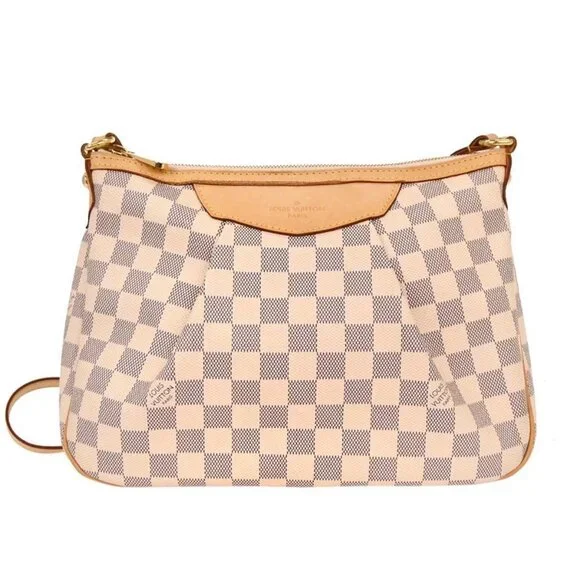 Louis Vuitton Damier Azur Siracusa PM Crossbody Bag N41113 GI5113 154929 - Picture 2 of 10